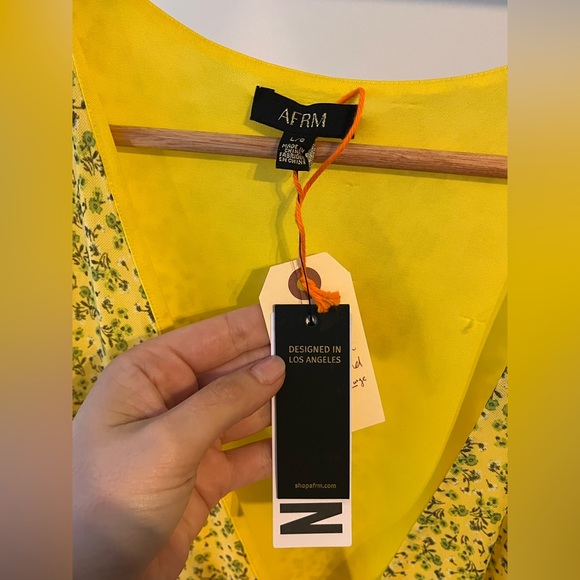 Floral Yellow Wrap Around Floor Length Dress - Picture 5 of 8